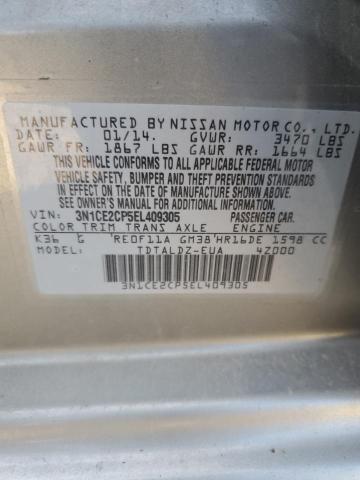 Photo 13 VIN: 3N1CE2CP5EL409305 - NISSAN VERSA NOTE 