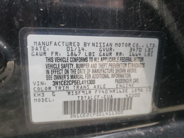 Photo 9 VIN: 3N1CE2CP5EL411300 - NISSAN VERSA NOTE 