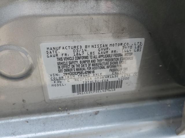 Photo 12 VIN: 3N1CE2CP5EL429618 - NISSAN VERSA 