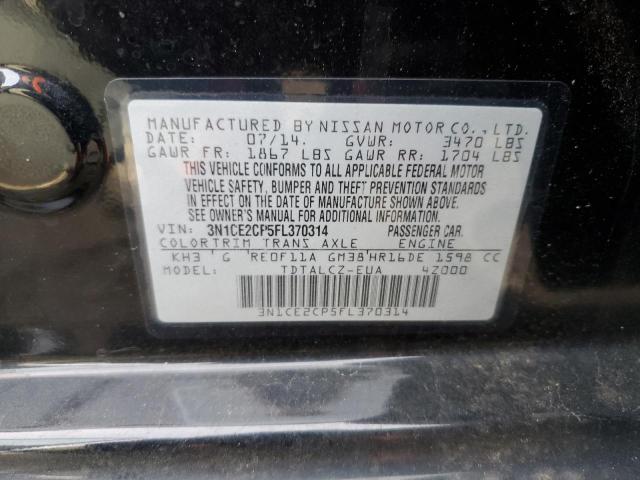 Photo 11 VIN: 3N1CE2CP5FL370314 - NISSAN VERSA 