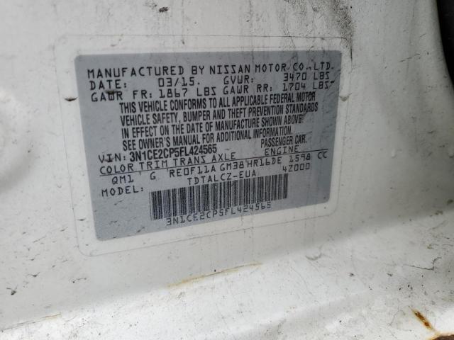 Photo 11 VIN: 3N1CE2CP5FL424565 - NISSAN VERSA 