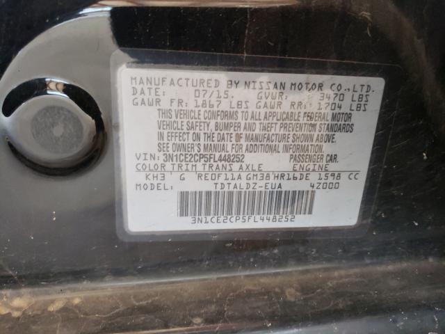 Photo 9 VIN: 3N1CE2CP5FL448252 - NISSAN VERSA NOTE 