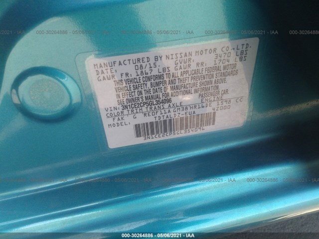 Photo 8 VIN: 3N1CE2CP5GL354096 - NISSAN VERSA NOTE 