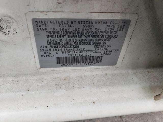 Photo 12 VIN: 3N1CE2CP5GL378379 - NISSAN VERSA 