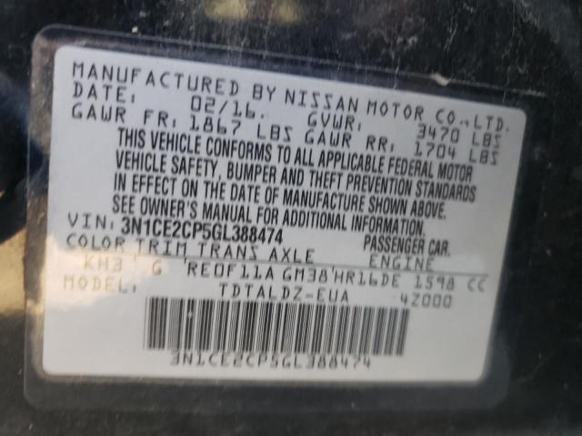 Photo 9 VIN: 3N1CE2CP5GL388474 - NISSAN VERSA NOTE 