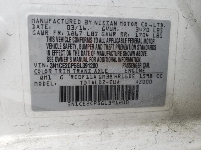 Photo 12 VIN: 3N1CE2CP5GL391200 - NISSAN VERSA NOTE 