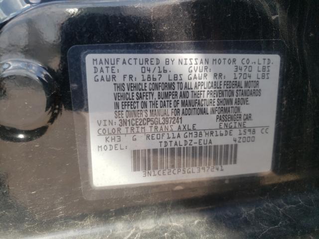 Photo 9 VIN: 3N1CE2CP5GL397241 - NISSAN VERSA NOTE 