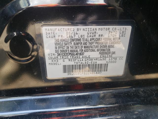 Photo 9 VIN: 3N1CE2CP5GL401837 - NISSAN VERSA NOTE 