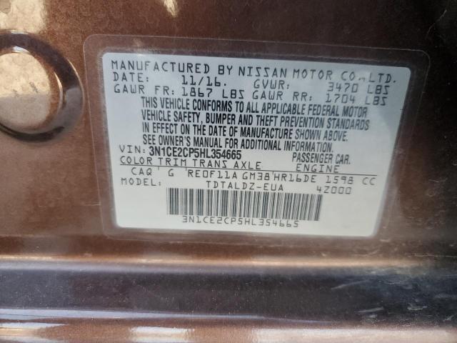 Photo 12 VIN: 3N1CE2CP5HL354665 - NISSAN VERSA NOTE 