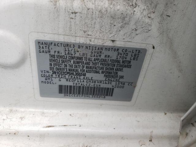 Photo 11 VIN: 3N1CE2CP5HL355248 - NISSAN VERSA 