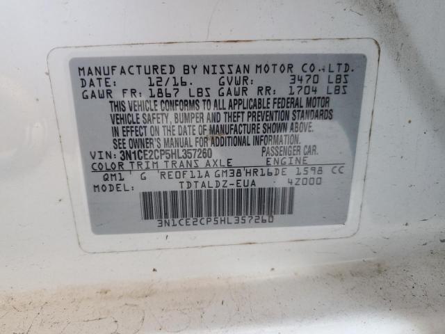 Photo 11 VIN: 3N1CE2CP5HL357260 - NISSAN VERSA NOTE 