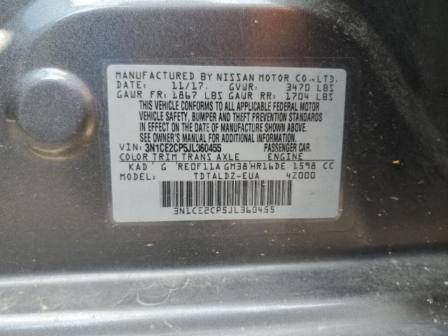 Photo 11 VIN: 3N1CE2CP5JL360455 - NISSAN VERSA 