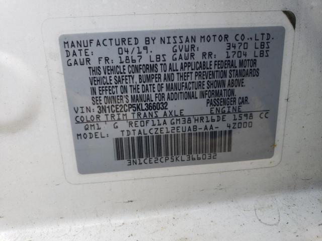 Photo 11 VIN: 3N1CE2CP5KL366032 - NISSAN VERSA NOTE 