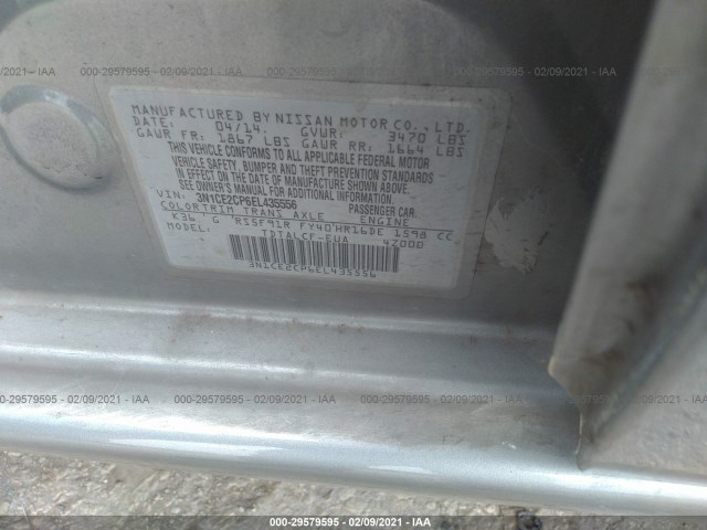 Photo 8 VIN: 3N1CE2CP6EL435556 - NISSAN VERSA NOTE 