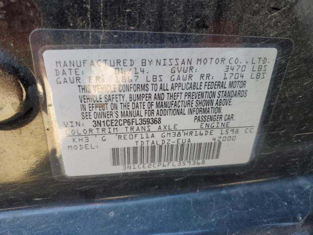 Photo 11 VIN: 3N1CE2CP6FL359368 - NISSAN VERSA NOTE 