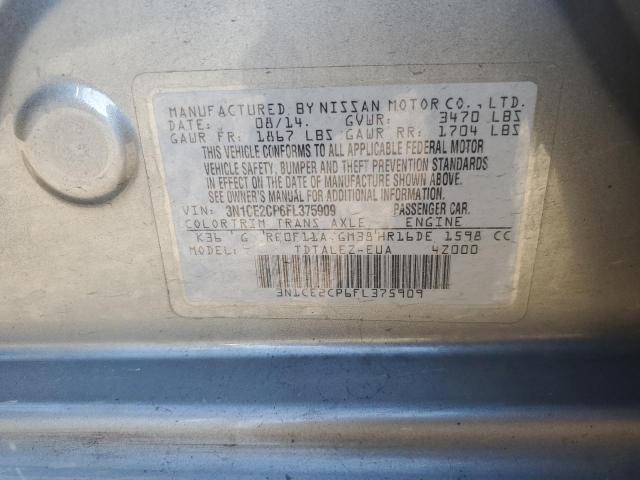 Photo 11 VIN: 3N1CE2CP6FL375909 - NISSAN VERSA 