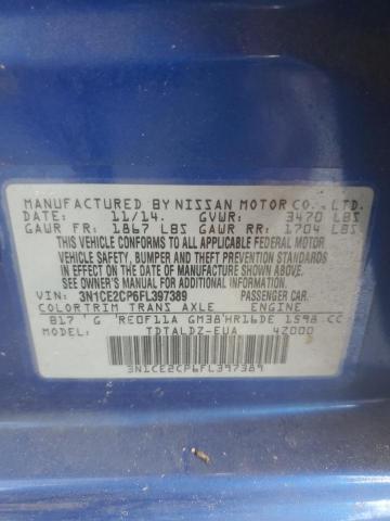 Photo 13 VIN: 3N1CE2CP6FL397389 - NISSAN VERSA NOTE 