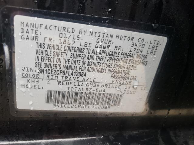 Photo 9 VIN: 3N1CE2CP6FL412084 - NISSAN VERSA NOTE 