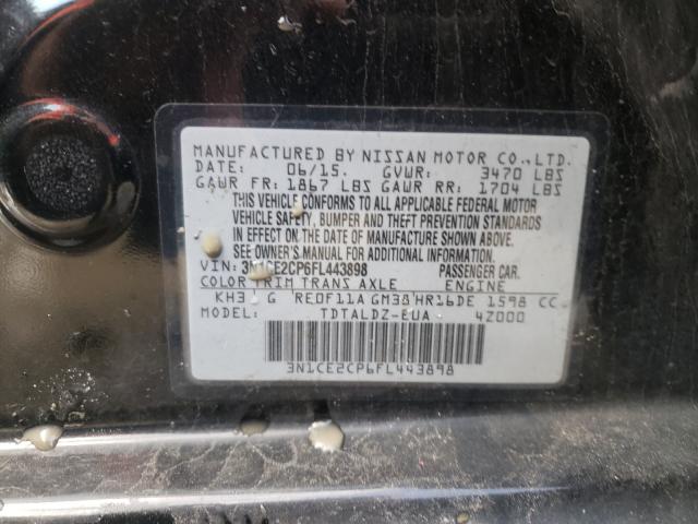 Photo 9 VIN: 3N1CE2CP6FL443898 - NISSAN VERSA NOTE 