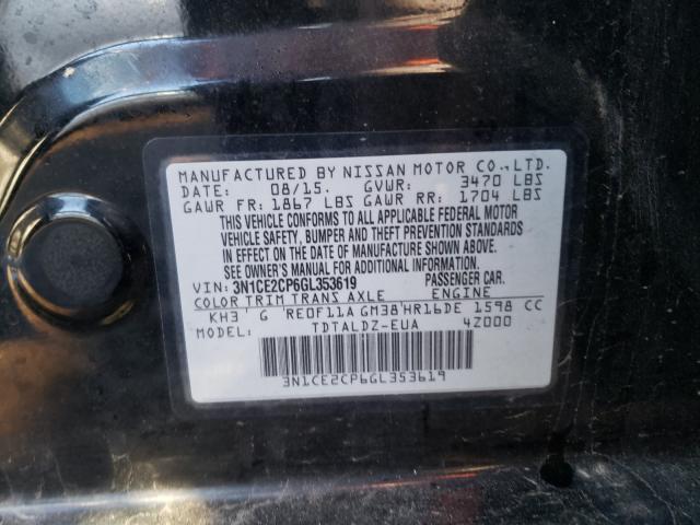 Photo 9 VIN: 3N1CE2CP6GL353619 - NISSAN VERSA NOTE 