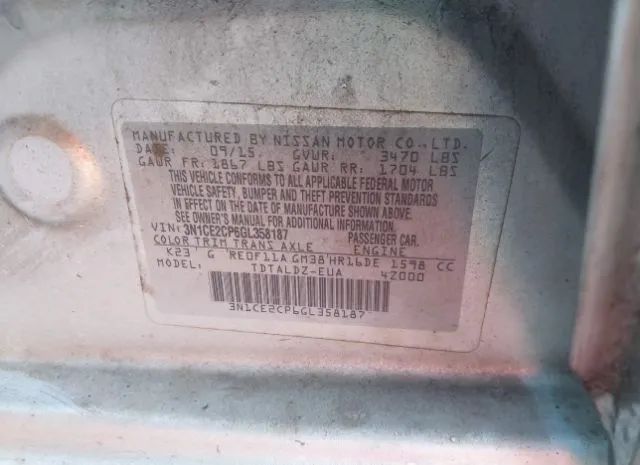 Photo 8 VIN: 3N1CE2CP6GL358187 - NISSAN VERSA NOTE 