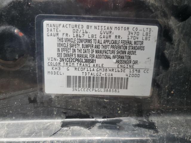 Photo 12 VIN: 3N1CE2CP6GL388581 - NISSAN VERSA NOTE 