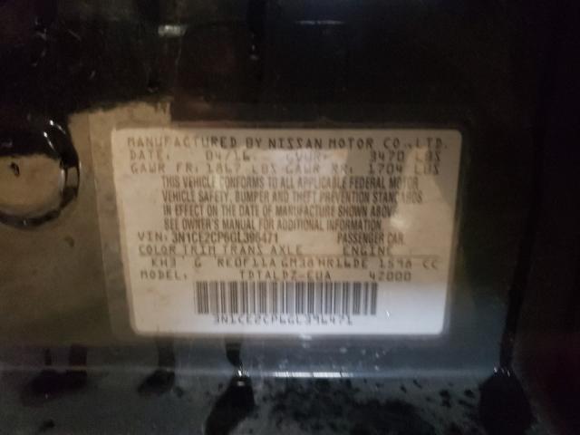 Photo 9 VIN: 3N1CE2CP6GL396471 - NISSAN VERSA NOTE 