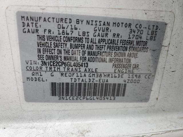 Photo 11 VIN: 3N1CE2CP6GL405413 - NISSAN VERSA NOTE 