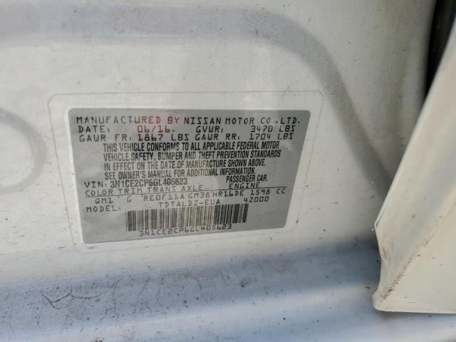 Photo 9 VIN: 3N1CE2CP6GL405623 - NISSAN VERSA NOTE 