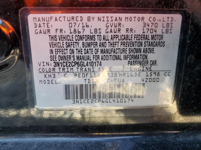 Photo 11 VIN: 3N1CE2CP6GL410174 - NISSAN VERSA NOTE 