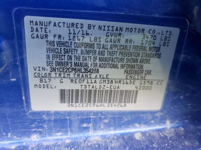 Photo 9 VIN: 3N1CE2CP6HL354268 - NISSAN VERSA NOTE 