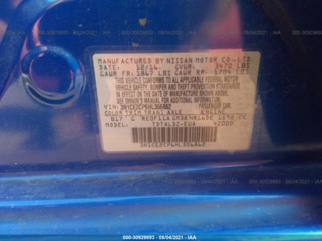 Photo 8 VIN: 3N1CE2CP6HL356862 - NISSAN VERSA NOTE 