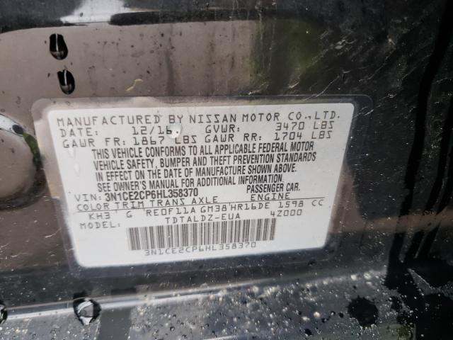 Photo 9 VIN: 3N1CE2CP6HL358370 - NISSAN VERSA NOTE 