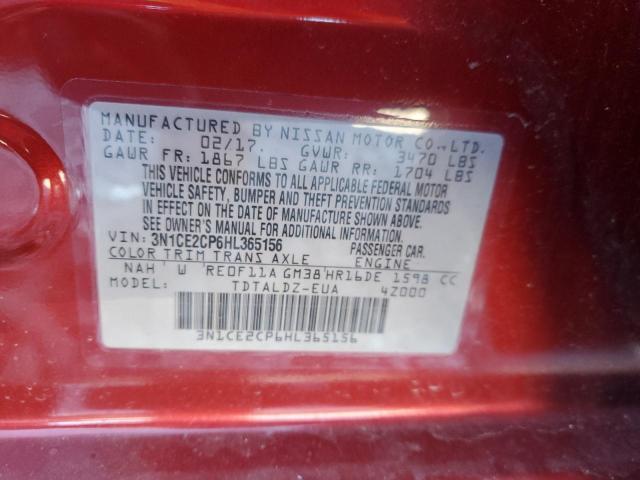 Photo 12 VIN: 3N1CE2CP6HL365156 - NISSAN VERSA NOTE 