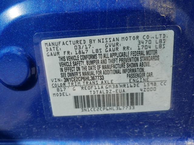 Photo 12 VIN: 3N1CE2CP6HL367733 - NISSAN VERSA NOTE 