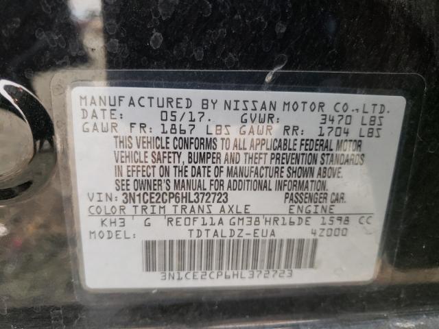 Photo 9 VIN: 3N1CE2CP6HL372723 - NISSAN VERSA NOTE 