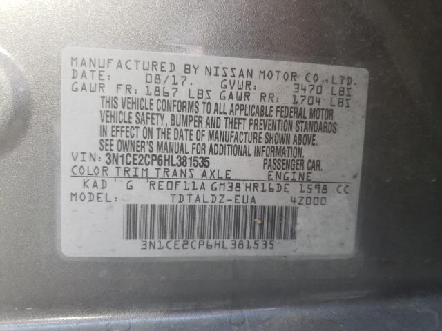 Photo 9 VIN: 3N1CE2CP6HL381535 - NISSAN VERSA NOTE 