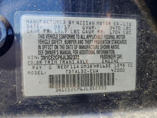 Photo 9 VIN: 3N1CE2CP6JL352333 - NISSAN VERSA NOTE 