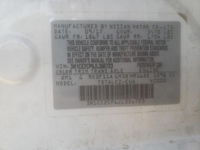 Photo 11 VIN: 3N1CE2CP6JL356723 - NISSAN VERSA NOTE 