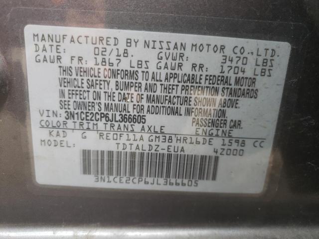 Photo 12 VIN: 3N1CE2CP6JL366605 - NISSAN VERSA NOTE 