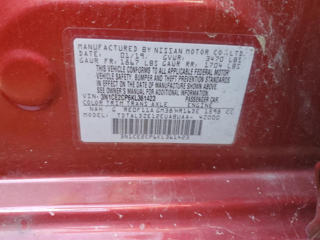 Photo 9 VIN: 3N1CE2CP6KL361423 - NISSAN VERSA NOTE 