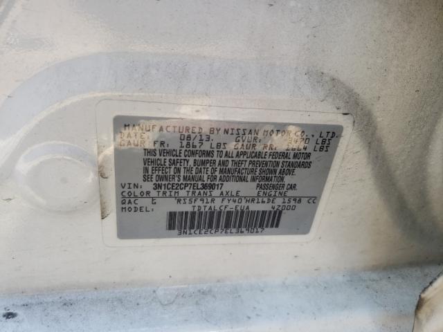 Photo 9 VIN: 3N1CE2CP7EL369017 - NISSAN VERSA NOTE 