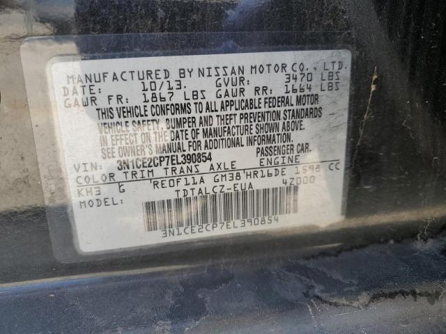 Photo 11 VIN: 3N1CE2CP7EL390854 - NISSAN VERSA 