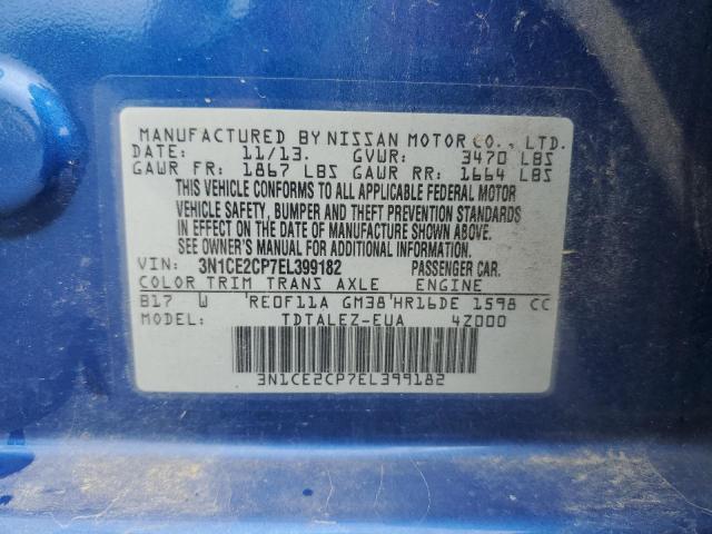 Photo 12 VIN: 3N1CE2CP7EL399182 - NISSAN VERSA NOTE 