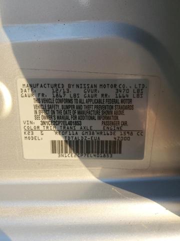 Photo 11 VIN: 3N1CE2CP7EL401853 - NISSAN VERSA NOTE 