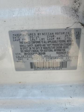 Photo 11 VIN: 3N1CE2CP7FL353109 - NISSAN VERSA 