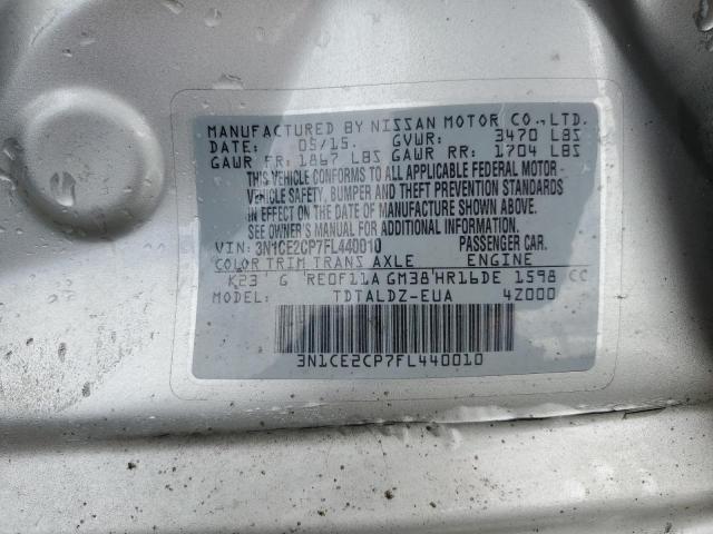 Photo 11 VIN: 3N1CE2CP7FL440010 - NISSAN VERSA 