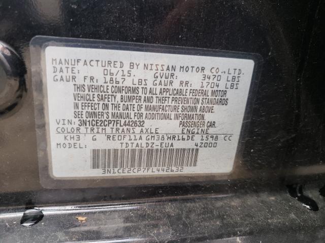 Photo 9 VIN: 3N1CE2CP7FL442632 - NISSAN VERSA NOTE 