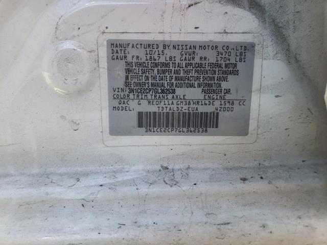 Photo 11 VIN: 3N1CE2CP7GL362538 - NISSAN VERSA NOTE 