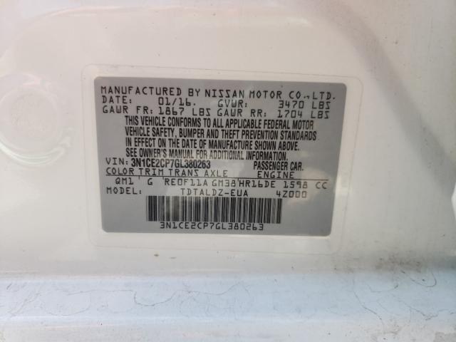 Photo 9 VIN: 3N1CE2CP7GL380263 - NISSAN VERSA NOTE 